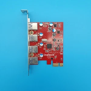 Carte PCI-E USB 3.0 4 ports Inateck KT4004 - Compatible Mac Pro (2008-2012) - Photo 1/3