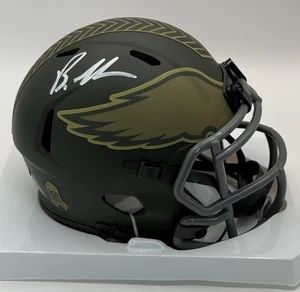Brandon Graham Autographed Philadelphia Eagles 2025 Salute Mini Helmet - JSA - Picture 1 of 2