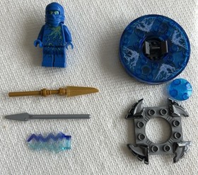 LEGO Ninjago NRG Jay Minifigure Rise of Snakes (UNPRINTED HOOD ) Authentic 9570