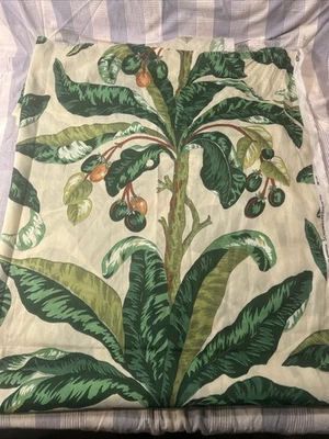 4 yards Schumacher Blair House Palm fabric Sample 4 Yards x 54” - Image 1 of 4