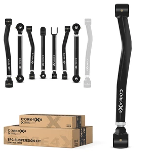 8pc Cruise Series Control Arm Kit fits Jeep Wrangler JK/JKU 07-18 - Picture 1 of 20