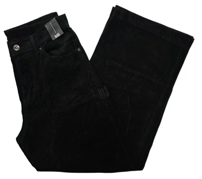 No Boundries #11882 NEW Men's Black 100% Cotton Corduroy Carpenter Pants - Image 1 of 3