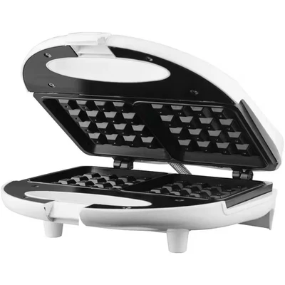750 W Dual Waffle White Nonstick Waffle Maker - Image 1 of 4