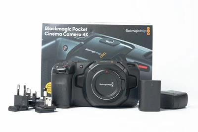 [Exc++] Blackmagic Desgin Pocket Cinema Camera 4k Micro Four Thirds #2945A - Image 1 of 4