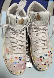 Sneakers alte uomo Lanvin Clay in pelle - Foto 1 di 10