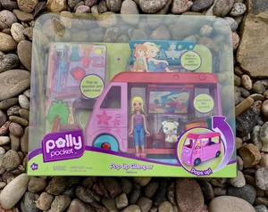Polly Pocket Pop Up Glamper Veicolo con Bambola. Scooter e accessori. 2009. Nuovo con scatola - Foto 1 di 7