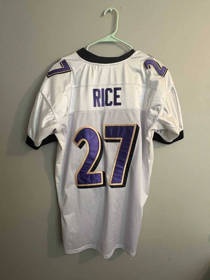 Camiseta deportiva 100 % auténtica Reebok Ray Rice Baltimore Ravens #27 talla 50 Foto 1 de 4