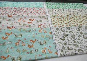 Michael Miller quilt-craft fabric FROM LITTLE ACORNS mega bundle 9 styles x 1 yd - Picture 1 of 5