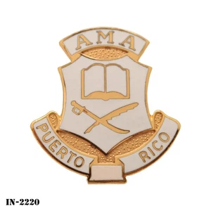 Antilles Military Academy ~ Puerto Rico ~ US Army ROTC DUI Crest Pin ~ NEW - Picture 1 of 2