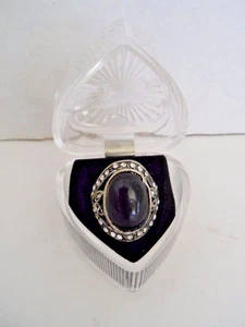 Black Onyx Women's Ring Sz 9 from US NIB - Picture 1 of 6