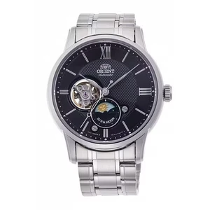 Orient RN-AS0001B Sun & Moon Semi Skeleton Automatic Stainless Steel Men's Japan - Picture 1 of 1