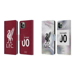 CUSTOMISED LIVERPOOL FC 2022/23 KIT PU LEATHER BOOK CASE FOR APPLE iPHONE PHONES - Picture 1 of 7