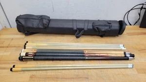 Lot of (3) Joss Pool Cues, 3 Butts, 6 Shafts and Bag *READ* - Bild 1 von 15