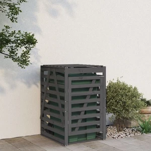 Containerberging verlengstuk massief grenenhout grijs pergola vidaXL - Afbeelding 1 van 84