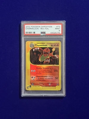 PSA 9 Chameleon Reverse #73 Expedition 2002 Pokemon MINT - Image 1 of 2