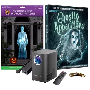 USB Projector Kit-Atmosfx Ghostly Apparitions I USB Projector 5.5 Ft. X 9 Ft. L - Picture 1 of 12