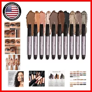 10-Piece Waterproof Eyeshadow Stick Palette - Crème-to-Powder Matte & Shimmer - Picture 1 of 12