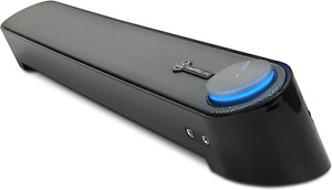 Computer Speaker USB Soundbar - USB Powered Mini PC Sound Bar with Easy Setup Wi