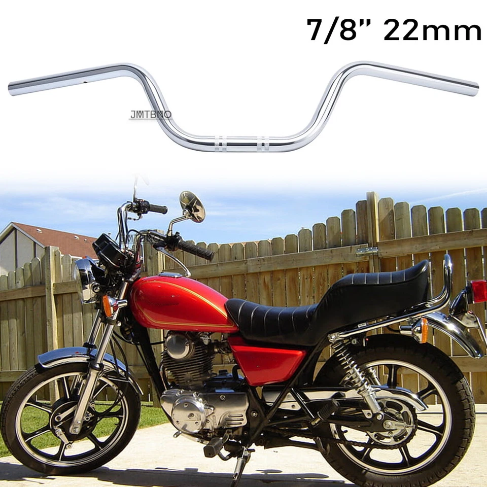 7/8" Tracker Drag Bars Handlebar For Kawasaki LTD 454 250 400 550 650 750 1100 - Image 1 of 4