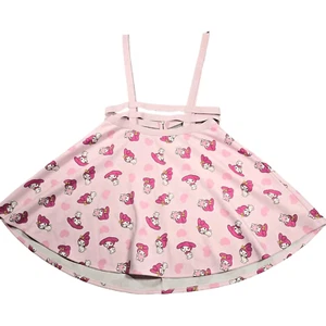 Falda Sanrio My Melody Tirantes Elásticos Línea A Talla XL Rosa Patinador - Imagen 1 de 11