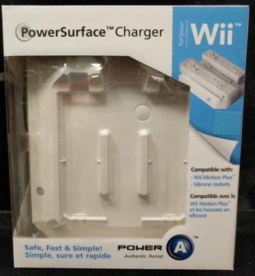 POWER A POWERSURFACE CHARGER for NINTENDO Wii-BD & A-NEW FACTORY SEALED Gamer  - Image 1 of 4