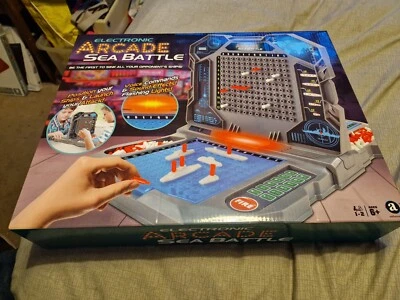 Electronic Arcade Sea Battle Ships Game Destroy Skill Guess Family Challenge Toy - Image 1 of 4