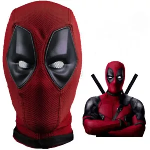 Deluxe Deadpool maschera completa adulto Halloween festa oggetto di scena costume supereroe 2024 - Foto 1 di 4