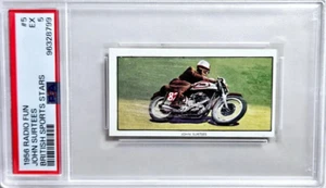1956 Radio Fun British Sport Stars #5 John Surtees Rookie Card RC PSA 5 EX F1 - Bild 1 von 2