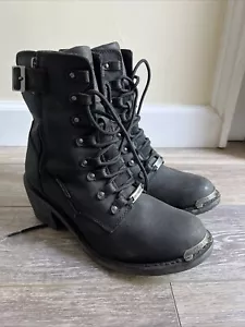Harley Davidson Waterproof Motorcycle Boots Size 10 - Picture 1 of 10