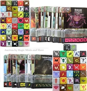 Dungeons & Dragons BATTLE FOR FAERUN Dice Master 112 Card SET Uncommon Common x2 - Picture 1 of 5