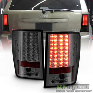2007-2010 Jeep Grand Cherokee Lumiled Smoked LED Tail Lights Left+Right