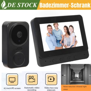 Türklingel mit Kamera Audio Video Funkklingel Doorbell mit Nachtsicht Türklingel - Bild 1 von 18