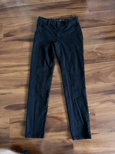 Girls Cat & Jack black stretchy jeggings, size 10/12 | Adjustable Waist! LOOK! - Picture 1 of 3