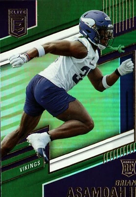 2022 Panini Donruss Elite Football #199 Brian Asamoah II RC VIKINGS - Image 1 of 2