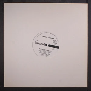 YOUNG & COMPANY: waiting on your love / same Brunswick 12" Single 33 RPM - Imagen 1 de 2