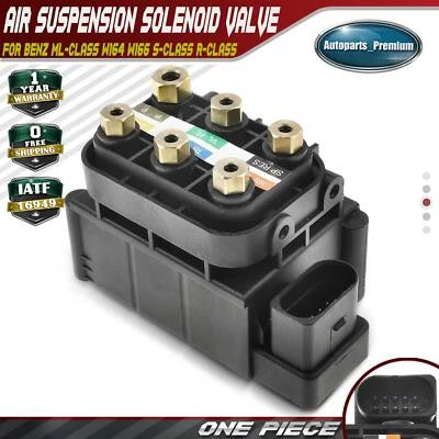 Air Suspension Valve Solenoid Block for Mercedes-Benz W164 W166 W212 W251 X166 - Image 1 of 4