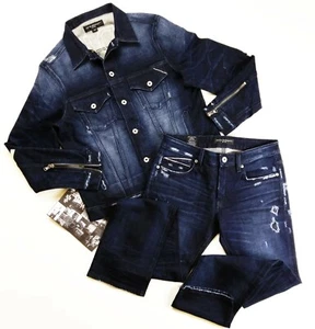 Cult of Individuality NY Herren 2-teiliges Set Jeansjacke Größe Medium und Jeans W31 L34 - Bild 1 von 12