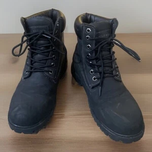 US Polo Association Men’s Owen High Black Boots Size 9 M Biker Combat - Picture 1 of 13