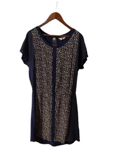 Boden Dress Women Size 14 Cap Sleeve Printed Front Elastic Back Waist Dress - Picture 1 of 7