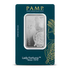 1 oz Pamp Suisse Lady Fortuna 45th Anniversary Silver Bar (New w/ Assay)