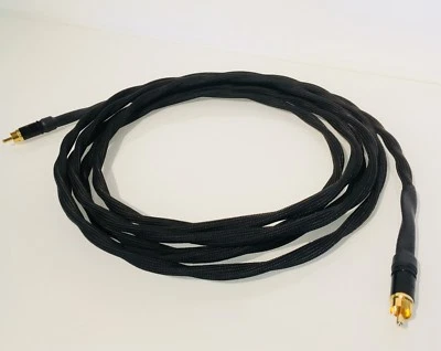 Audiophile Subwoofer Cable Black Ripple 16AWG Subwoofer Cable - Image 1 of 4