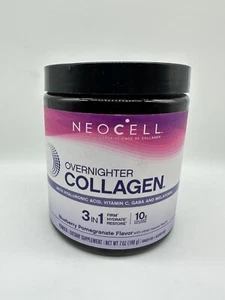 Neocell - Overnighter Collagen 7 oz Overnight Blueberry Pomegranate Exp 1/25+ - Picture 1 of 3