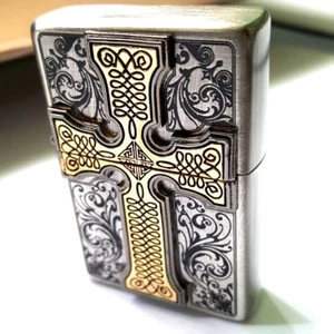 Zippo Cross SI Lighters Genuine Original Packing 6Flints set Free GIFT - Picture 1 of 11