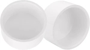 2 Pack 3" PVC Pipe End Cap Fitting, Schedule 40 Furniture Grade PVC Pipe End Cap - Picture 1 of 7