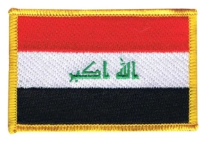 Irak 2009 Aufnäher Flaggen Fahnen Patch Aufbügler 8x6cm - Bild 1 von 1