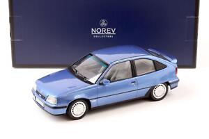 1:18 NOREV Opel Kadett E Gsi 1987 Lumière Bleu Métallisé - Édition Limitée 200