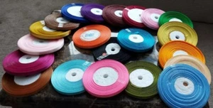 CLEARENCE SALE Satin 1/4" ribbon packs..cheapest on Ebay... - Picture 1 of 29