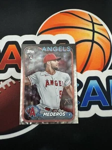 #270 Victor Mederos RC Los Angeles Angels 2024 Topps Silver Border - Bild 1 von 2