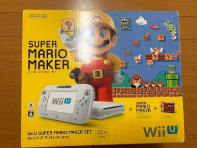 Wii U Super Mario Maker Set Edición Premium Juego Consola Software 2015 Nintendo Foto 1 de 4