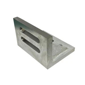 WINKELPLATTE 4 ZOLL X 3 1/2 ZOLL X 3 ZOLL SILBER FRÄSTECHNIK RDG PRÄZISIONSFRÄSEN - Bild 1 von 4